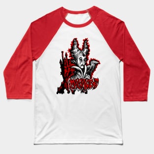 Black Metal Witch Baseball T-Shirt